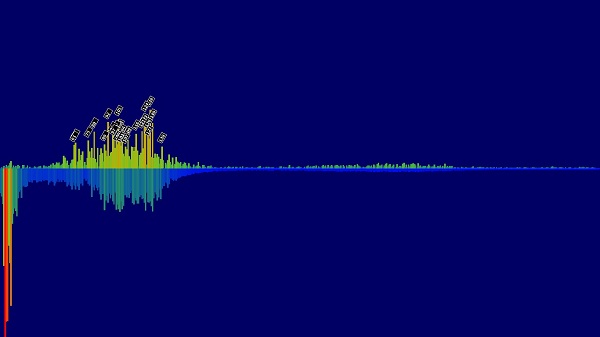 Spectrograph of me making a 
